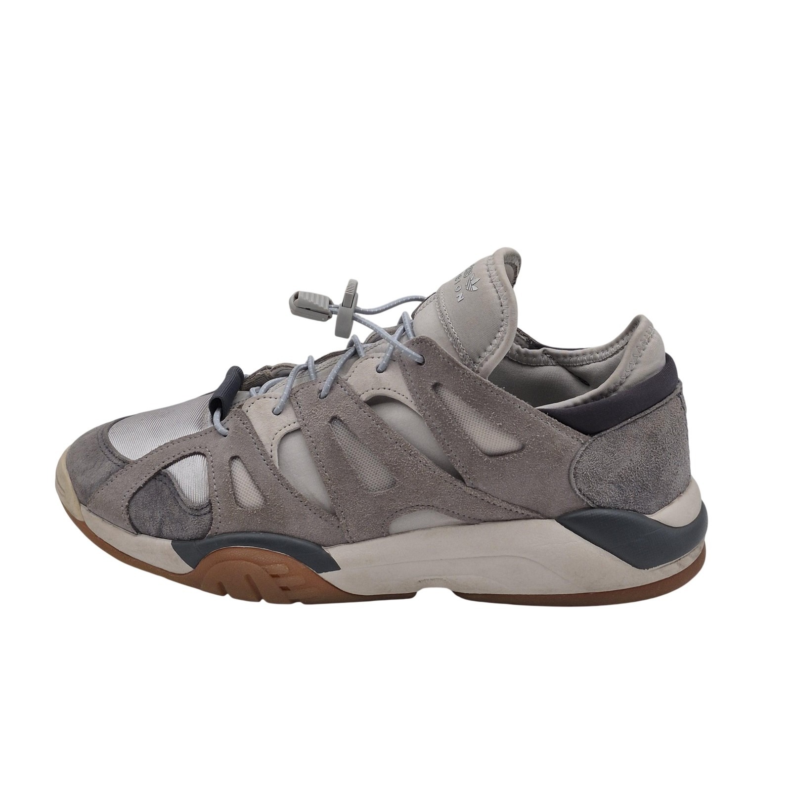 Adidas Torsion Shoes Mens Size 10 Gray Suede Low Top Running Sneakers Cg7144
